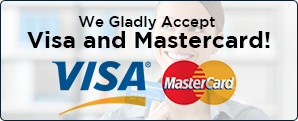 VIsa Mastercard Gutter Supplies